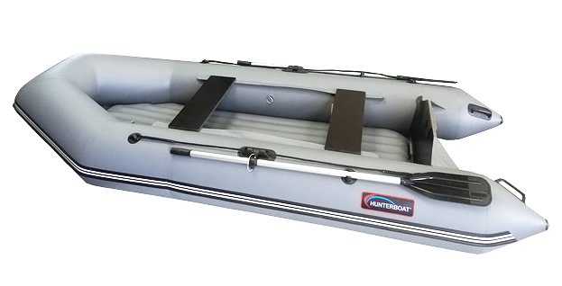 Лодка Хантер 320Л сер.30кг,3чел,330кг/8лс/2,25х65/пайол/850г/м бал.41см Россия фото